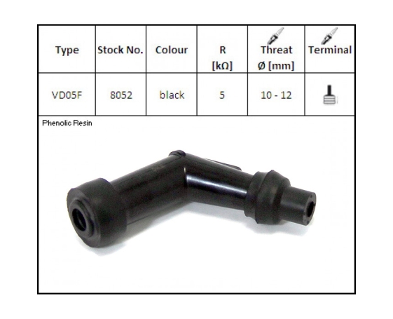 Колпачок свечи зажигания NGK VD05F 8052