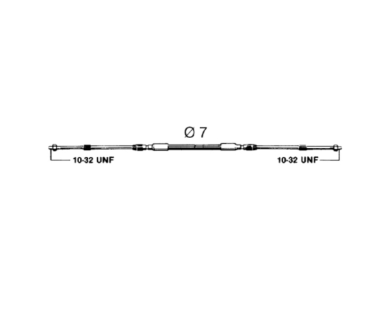 Трос управления ULTRAFLEX C2 21"