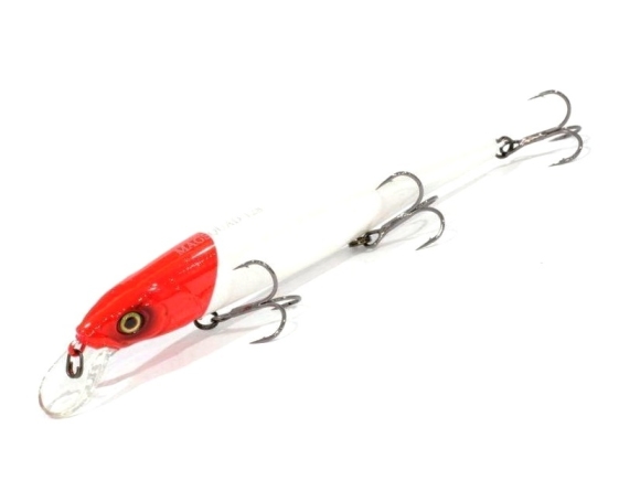 Воблер JACKALL Mag Squad 128 SP цвет pearl red head