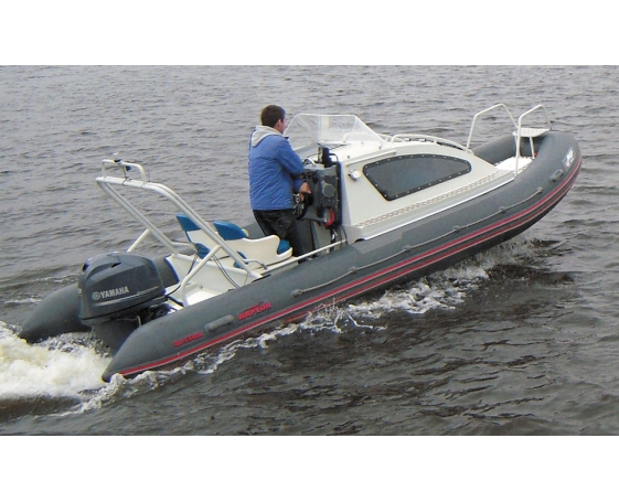 Надувная лодка Риб Мнев Раптор М-620АК (алюминиевое дно, каюта)