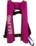 Купить Sea-Pro Автоматический надувной спасательный жилет Sea-Pro малиновый у официального дилера со скидкой