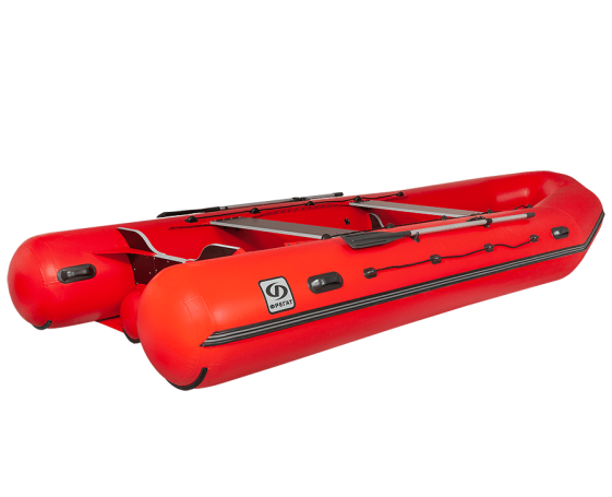 Надувная лодка Фрегат 550 FM Light Jet  (лп, красная) 