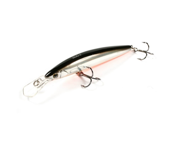 Воблер JACKALL TIMON Midia 88S laser silver & black