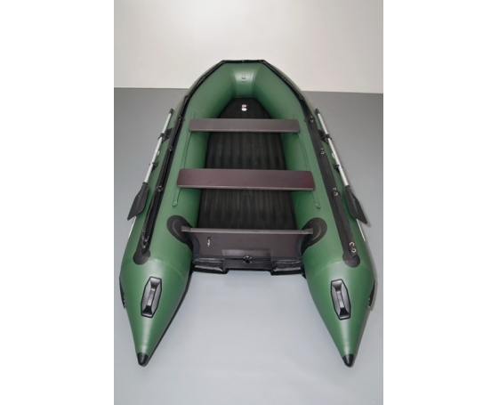 Надувная лодка Solar (Солар)-380 Jet tunnel Зеленый