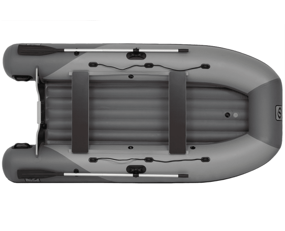 Надувная лодка Фрегат 350 Air (лт, серая)