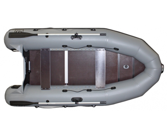 Надувная лодка Фрегат 330 Pro (лп, серая) - фото 1