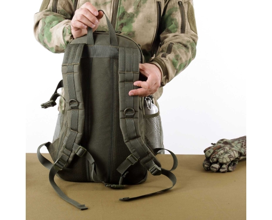 Рюкзак KE Tactical 1-Day Mission 25л Polyamide 1000 Den mandrake со стропами олива