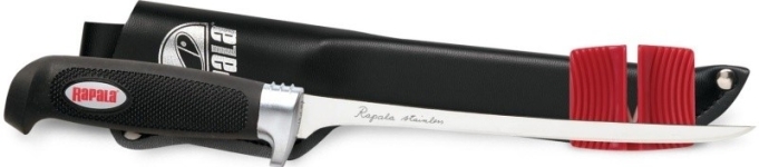 Филейный нож Rapala Jigging Shad RAP (лезвие 10 см, мягк. рукоятка) BP704SH1