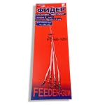 Оснастка фидерная FEEDER-GUM прозр. нить 40см 2шт. арт.FG-40-120