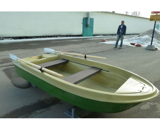 Корпусная лодка Шарк 290 моторно-гребная с кормовым рундуком - фото 1