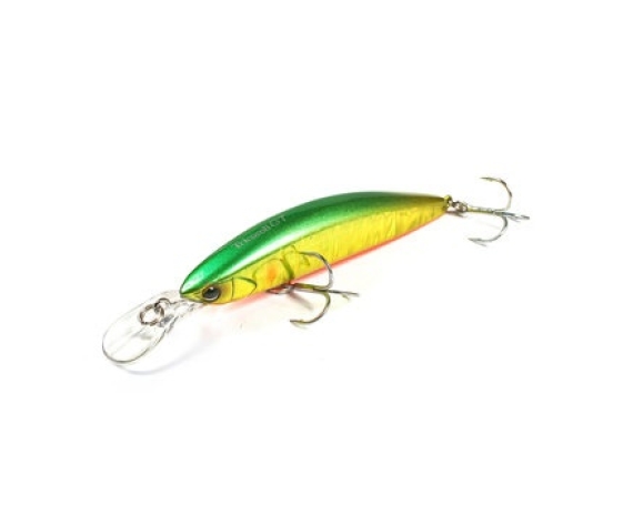 Воблер JACKALL TIMON Tricoroll GT 72MD-F green gold ayu