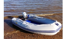 Надувная лодка Солар 310 светло-серый