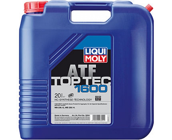 НС-синтетическое трансмиссионное масло LIQUI MOLY Top Tec ATF 1600 20L 3694