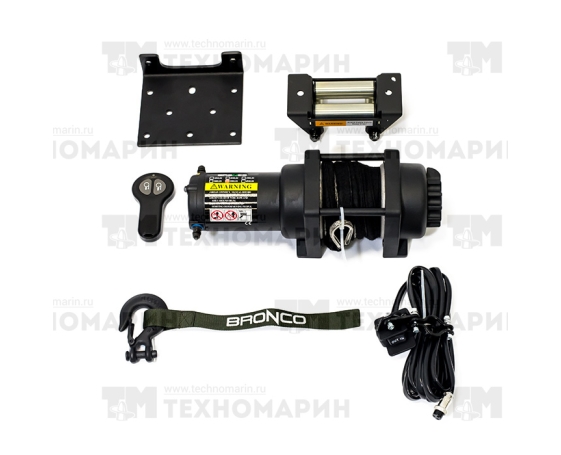 Лебедка для квадроцикла 3500 LBS Black Edition AC-12025 Bronco