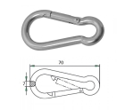 Гак-карабин CIM 7х70мм 2601-0107
