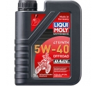 Синтетическое моторное масло LIQUI MOLY Motorbike 4T Synth 5W-40 Offroad Race 1L 3018