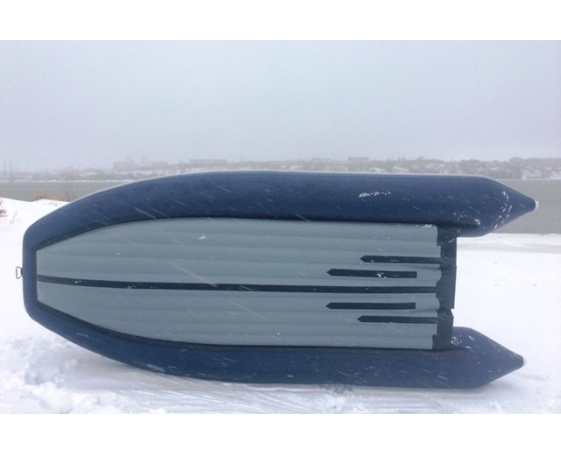 Надувная лодка Солар 450 ПК Jet синий тоннель