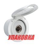 Короб с быстроразъемным штуцером, круглый, белый (упаковка из 4 шт.)