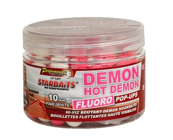 Бойли плав. Starbaits Performance Concept HOT DEMON Fluo Pop-ups 10мм 0,06кг арт.31064