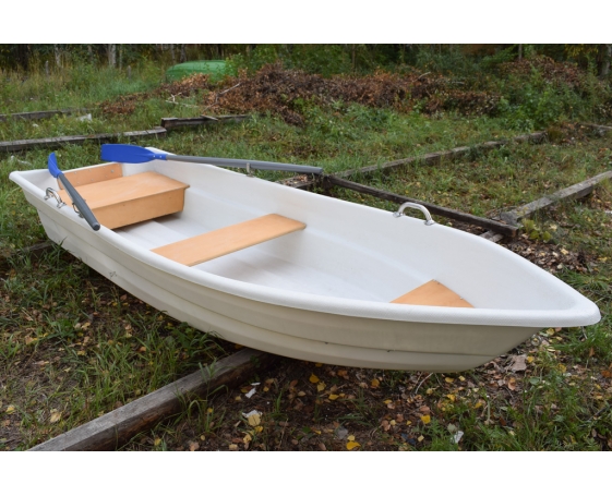 Корпусная лодка Виза-Яхт ВИЗА Легант-345 (стандарт) Белый-Бирюзовый цвет