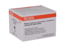 Блок защиты по напряжению Ресанта АЗМ-63/3АРД трехфазный регулируемый (с дисплеем)