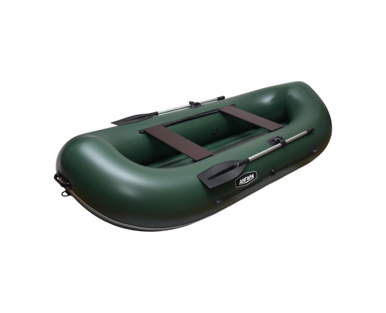Надувная лодка SibRiver Ангара-300 (надувное дно) гребная (зеленая)