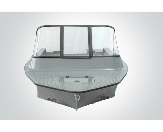 Корпусная лодка Swimmer 370XL со стеклом и калиткой