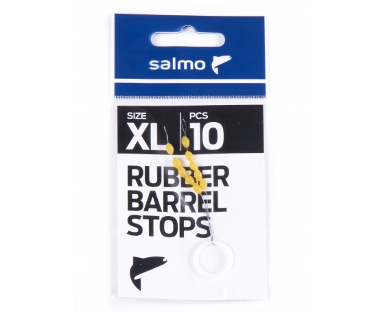 Стопоры резиновые Salmo RUBBER BARREL STOPS р.004XL 10шт.