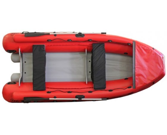 Надувная лодка Фрегат M-350 FM Lux  красный - фото 3
