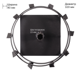 Грунтозацеп 320/90 с кронштейном для Huter GMC-7.0, GMC-7.5 (шест. 23 мм) (2 шт.)