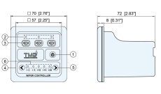 Панель управления стеклоочистителями TMC