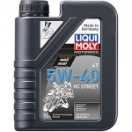 НС-синтетическое моторное масло LIQUI MOLY Motorbike 4T 5W-40 HC Street 1L 20750