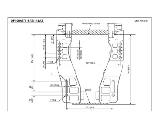 Подвесной лодочный мотор SUZUKI DF 115 AZL 4-х тактный
