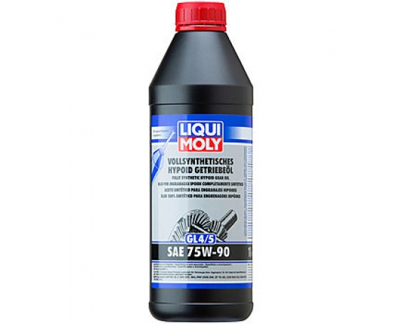 Синтетическое трансмиссионное масло Liqui Moly Vollsynthetisches Hypoid-Getriebeoil 75W-90 1024