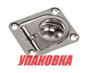 Купить AAA Ручка палубная потайная 38х38 мм, нержавеющая, подпружиненная (упаковка из 10 шт.) у официального дилера со скидкой