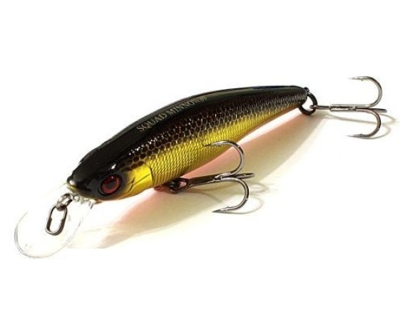 Воблер JACKALL Squad Minnow 65 SP цвет HL Gold & Black