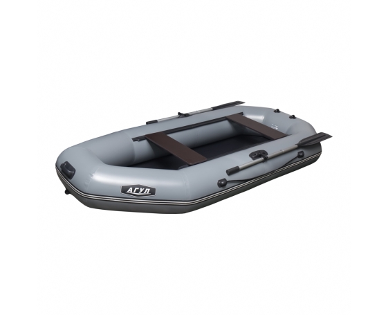 Надувная лодка SibRiver Агул-300 гребная (серая)