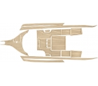 Комплект палубного покрытия для Yamaha FR-26, тик классический, с обкладкой, Marine Rocket