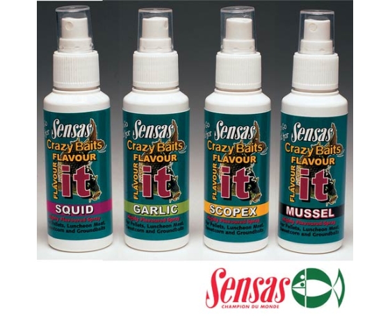 Спрей Sensas Crazy Bait FLAVOURIT SPRAYS Scopex 0.075л арт.71064