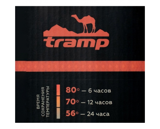 Термос Tramp Soft Touch 1,0 л. Серый