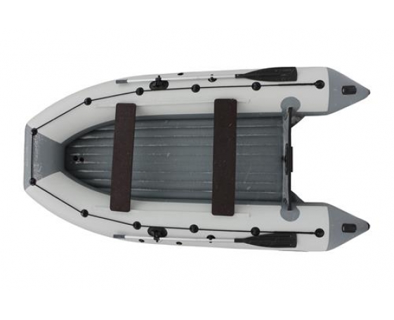 Надувная лодка REKA R370 VIP (привал + лыжи + дублирование + рифленка)