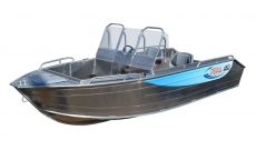 Корпусная лодка Рейд 450 DC алюминиевая