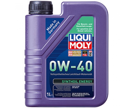 Синтетическое моторное масло LIQUI MOLY Synthoil Energy 0W-40 1L 1922