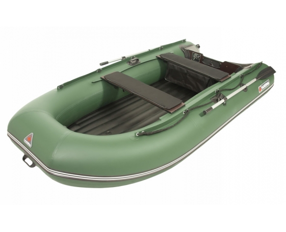 Надувная лодка Yukona (Юкона) 340 НДНД (зеленая, серая, Combi, красная/черная)