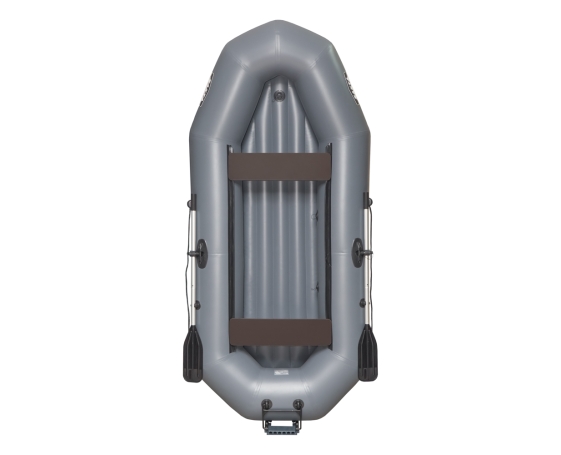 Надувная лодка SibRiver Бахта-265 (надувное дно) гребная 2-местная (зеленая)