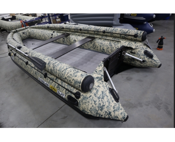 Надувная лодка Solar (Солар)-470 Super Jet tunnel (2020) (Expedition) Пиксель