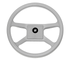 Колесо рулевое ULTRAFLEX V.33G серое