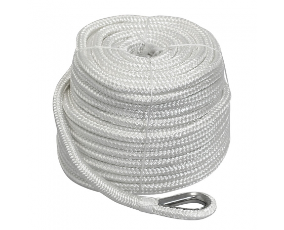 Плетеный якорный трос Santong Rope 16мм*45м белый STALW06_16 Santong Rope