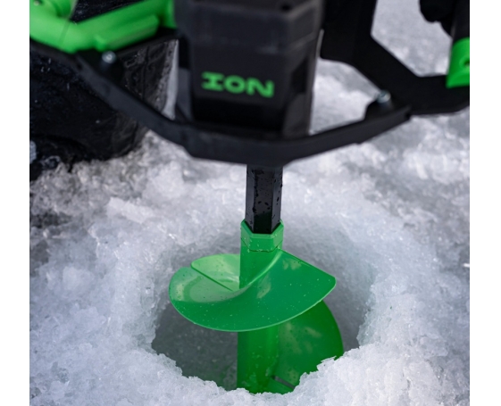 Электрический ледобур ION Alpha Poly 8" композитный шнек