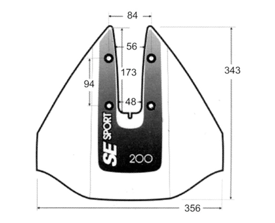 Гидрокрыло Sport Marine для плм  8-60 л.с. SES200